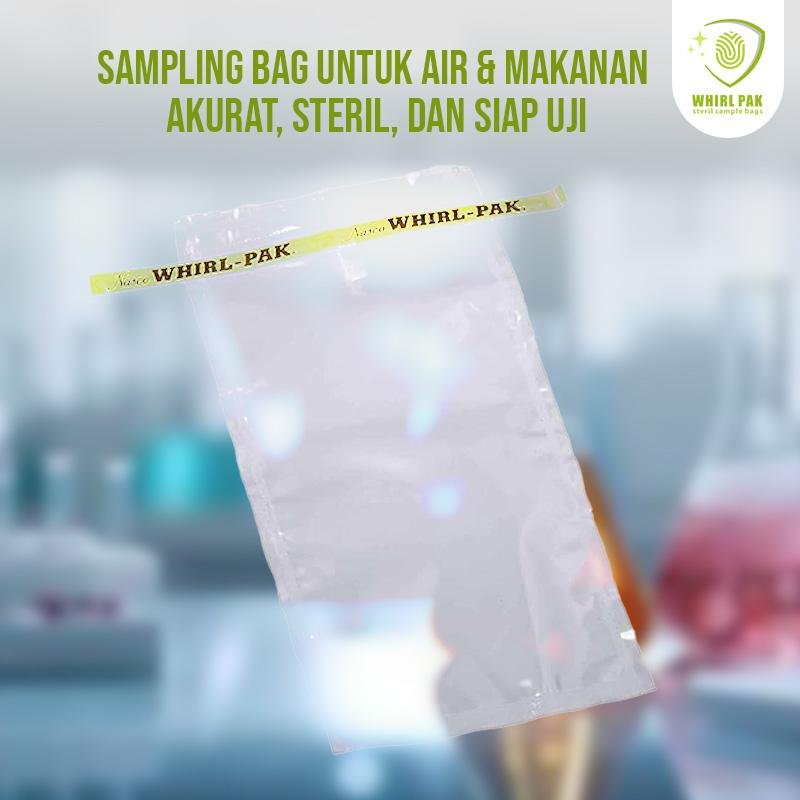 Sampling bag untuk kualitas air dan makanan artikel laboratorium .jpg