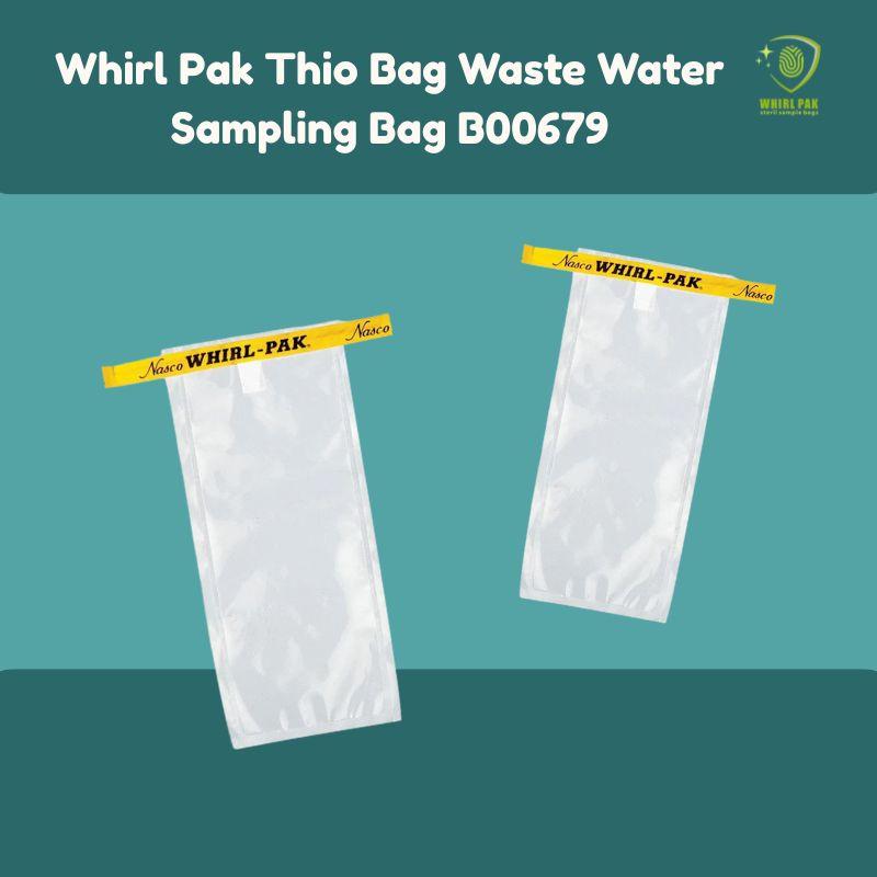 Whirl Pak Thio Bag Waste Water Sampling Bag B00679 lab.jpg