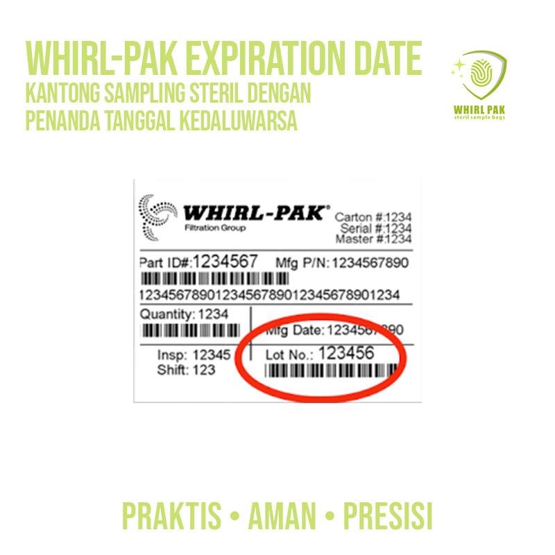 Whirl Pak Expiration Date lab