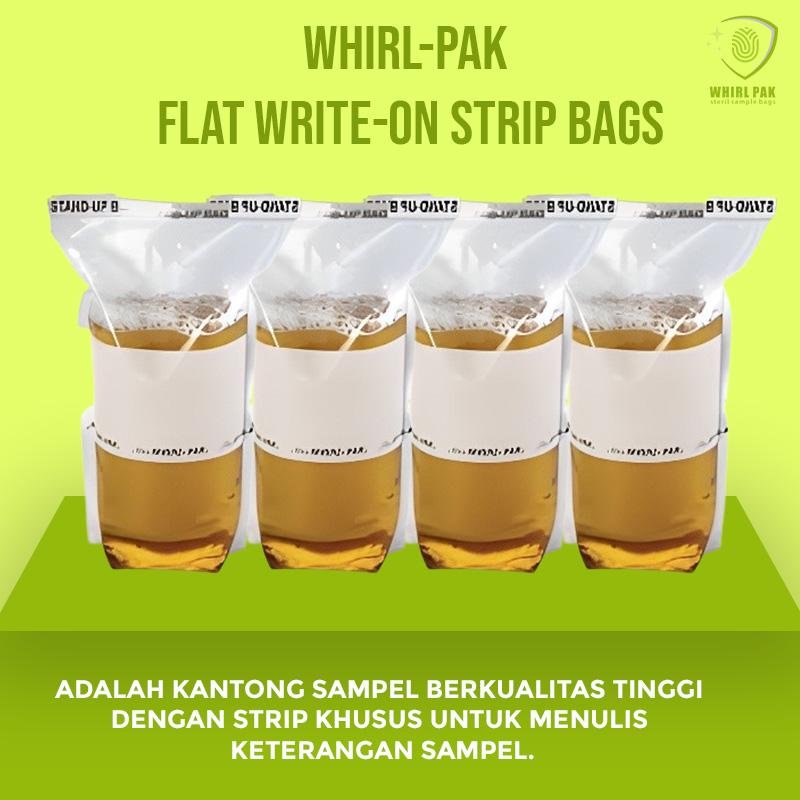 Whirl-Pak Flat Write-On Strip Bags